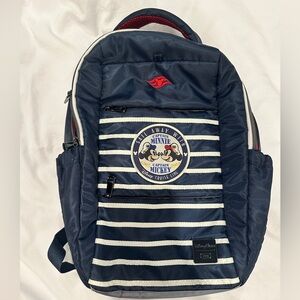 RARE Disney Cruise Line Hopper Backpack Captain Mickey Minnie